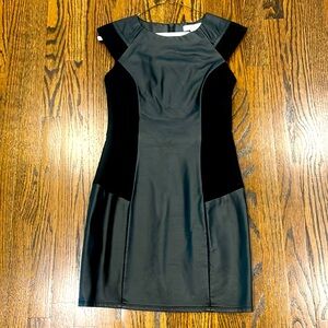 BCBG Generation faux leather dress